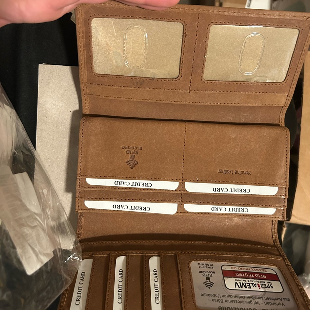 Oak Leathers Brown Leather Wallet